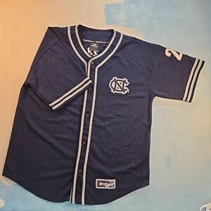 VTG Colosseum Men XXL UNC North Carolina Tar Heels 23  Baseball Jersey Korea Y2K